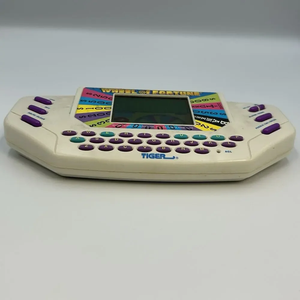 Wheel of Fortune Handheld Game 1995 Tiger Electronics Vintage - TESTED